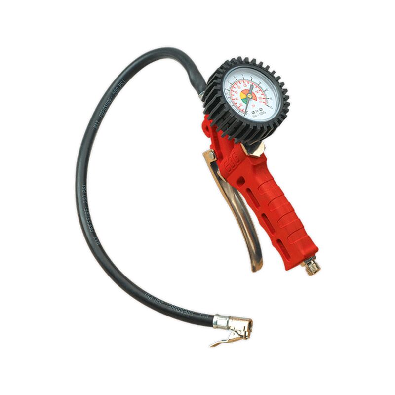 SA9302 Tyre Inflator with Clip-On Connector - Sealey