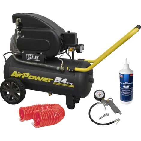 Sealey SAC2420E110VSC 24L Direct Drive Air Compressor Combo 2hp 110V