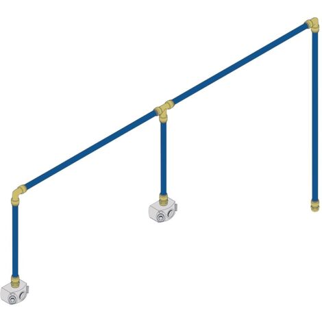 Sealey SBAKIT228 SharkBite 12m 2-Drop Air Supply System Kit 28mm