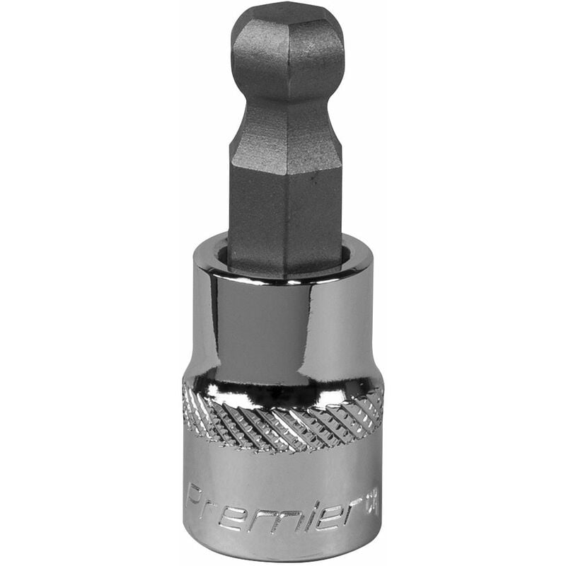 Ball-End Hex Socket Bit 10mm 3/8''Sq Drive SBBH008 - Sealey