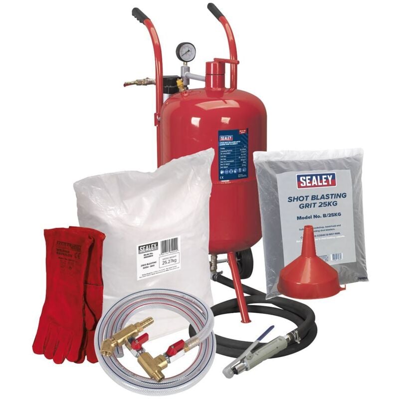 Shot & Soda Blasting Kit sbkita - Sealey