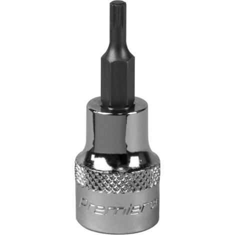 Sealey SBS002 Premier Spline Socket Bit 3/8""Sq Drive M4