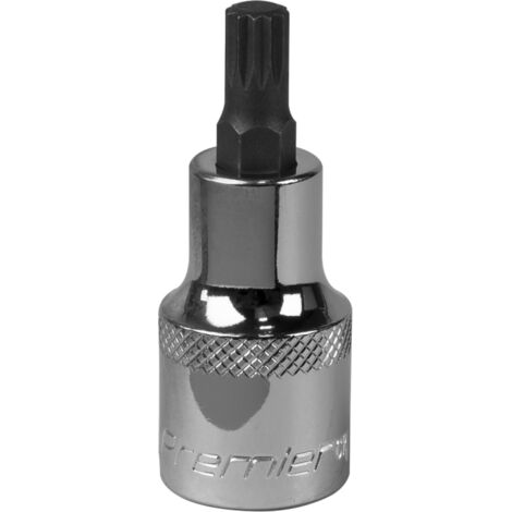 Sealey SBS013 Premier Spline Socket Bit 1/2"Sq Drive M8