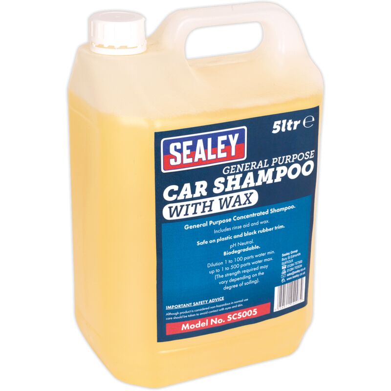 SCS005 Car Shampoo 5ltr - Sealey