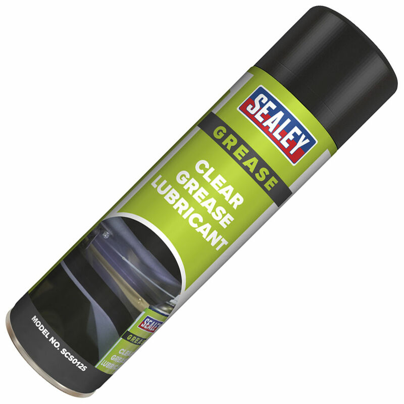 SCS012S Clear Grease Lubricant 500ml - Sealey
