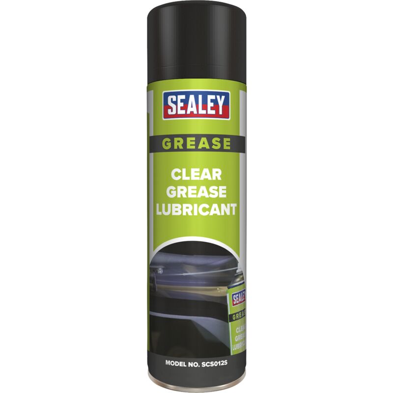 Sealey - SCS012 Clear Grease Lubricant 500ml - Pack of 6