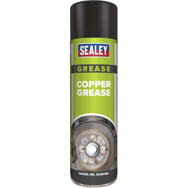 SCS016S Copper Grease Lubricant 500ml - Sealey