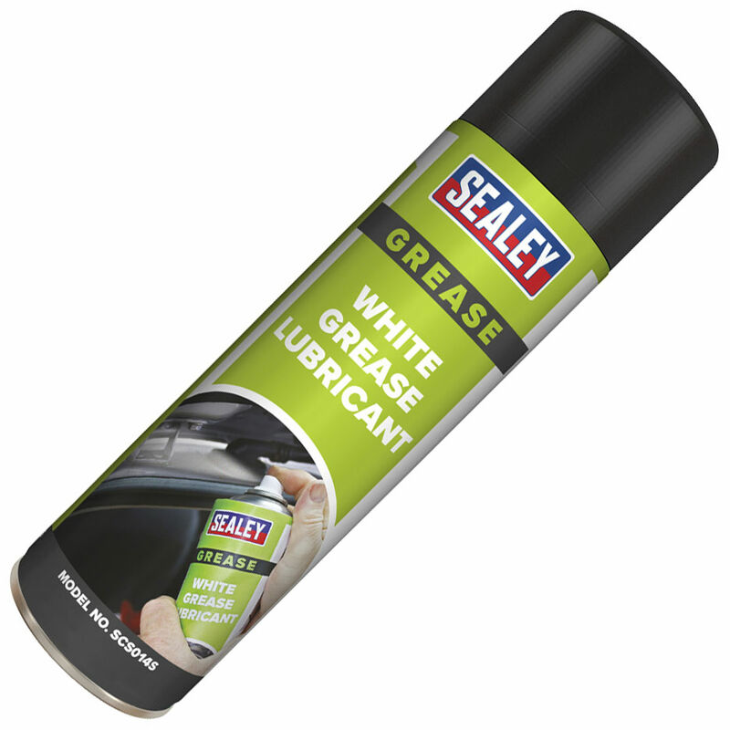 SCS014S White Grease Lubricant 500ml - Sealey