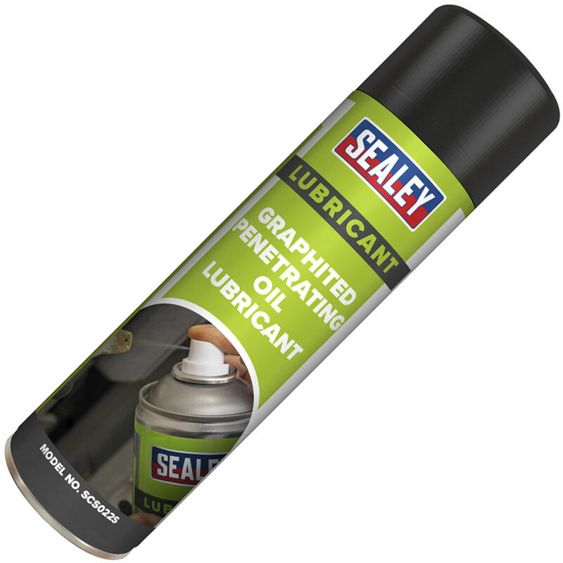 SCS022S Graphited Penetrating Oil Lubricant 500ml - Sealey