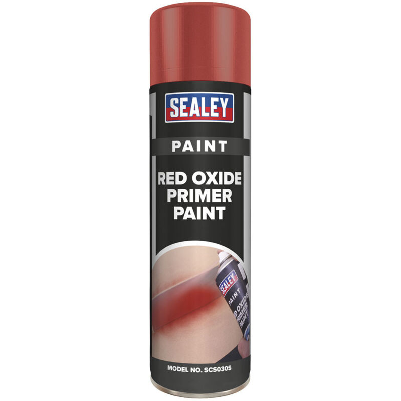 SEALEY - SCS030S Red Oxide Primer Paint 500ml
