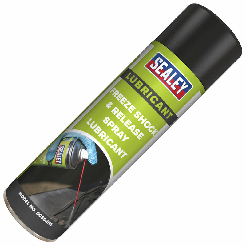 SCS036S Freeze Shock & Release Spray Lubricant 500ml - Sealey