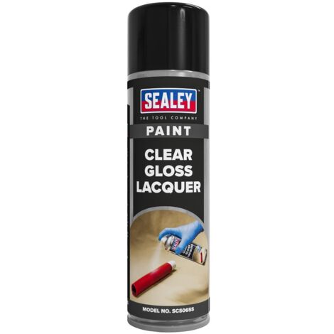 Sealey SCS065S Gloss Lacquer 500ml - Clear