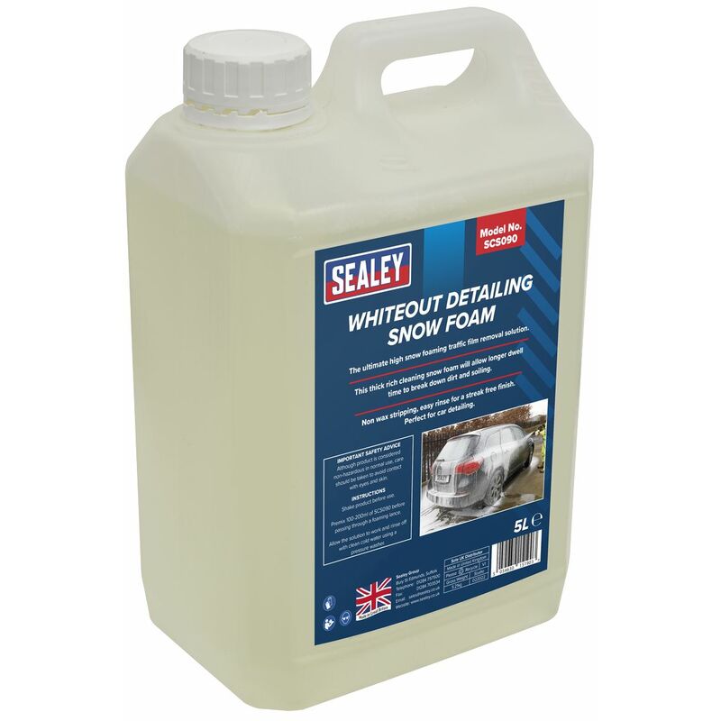 Whiteout Detailing Snow Foam SCS090 - Sealey