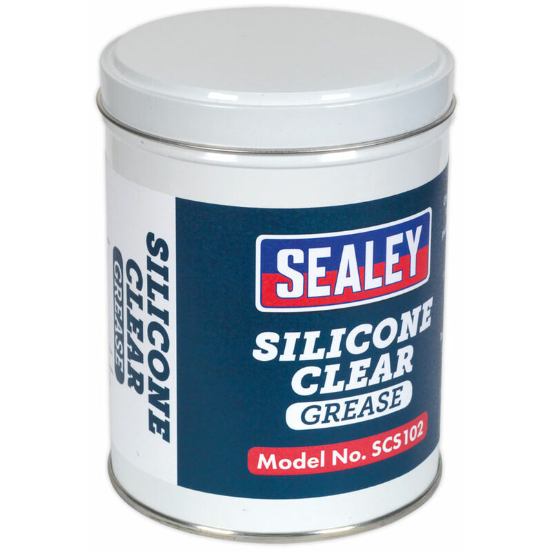 SCS102 Silicone Clear Grease 500g Tin - Sealey