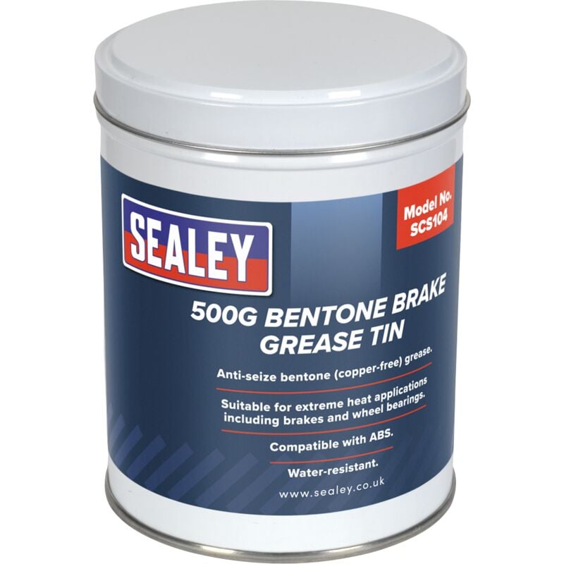 Sealey SCS104 Bentone Brake Grease Tin 500g