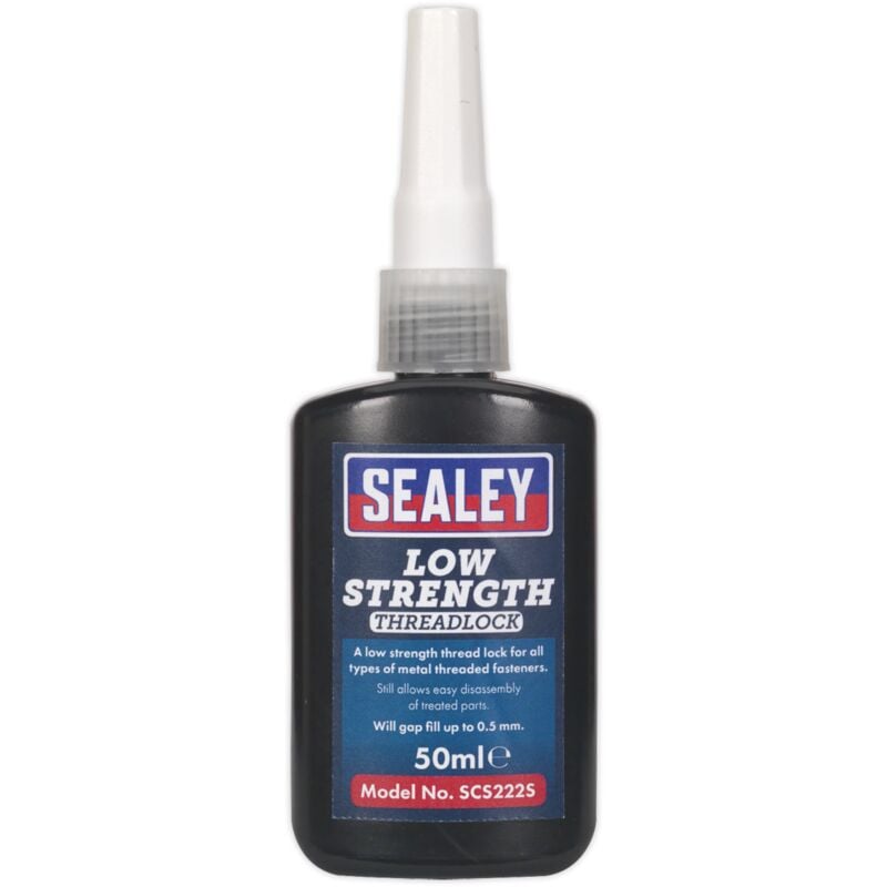 SCS222S Low Strength Thread Lock 50ml - Sealey