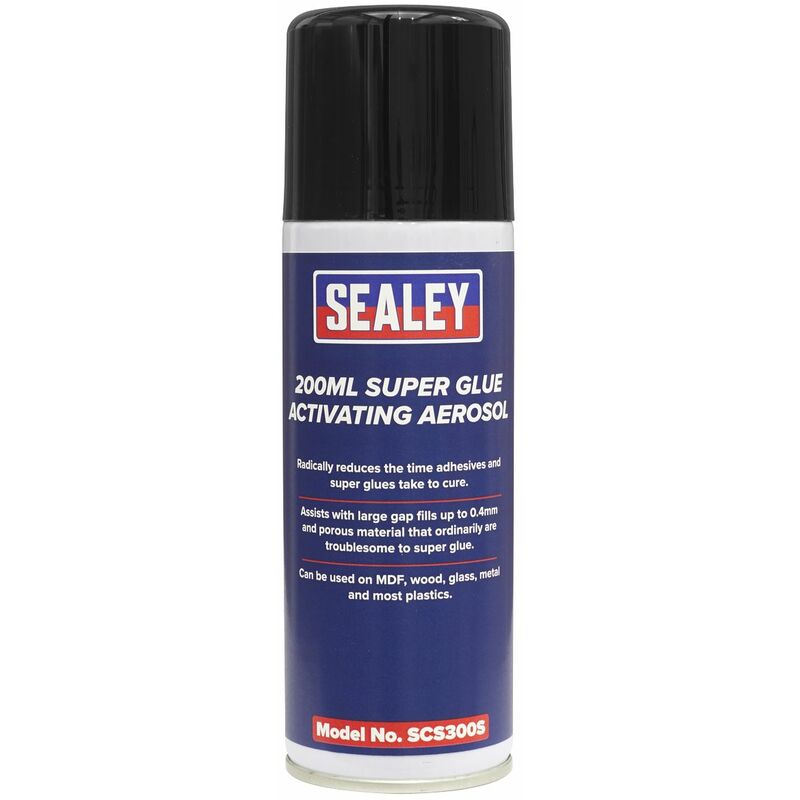 Super Glue Activating Aerosol 200ml SCS300S - Sealey