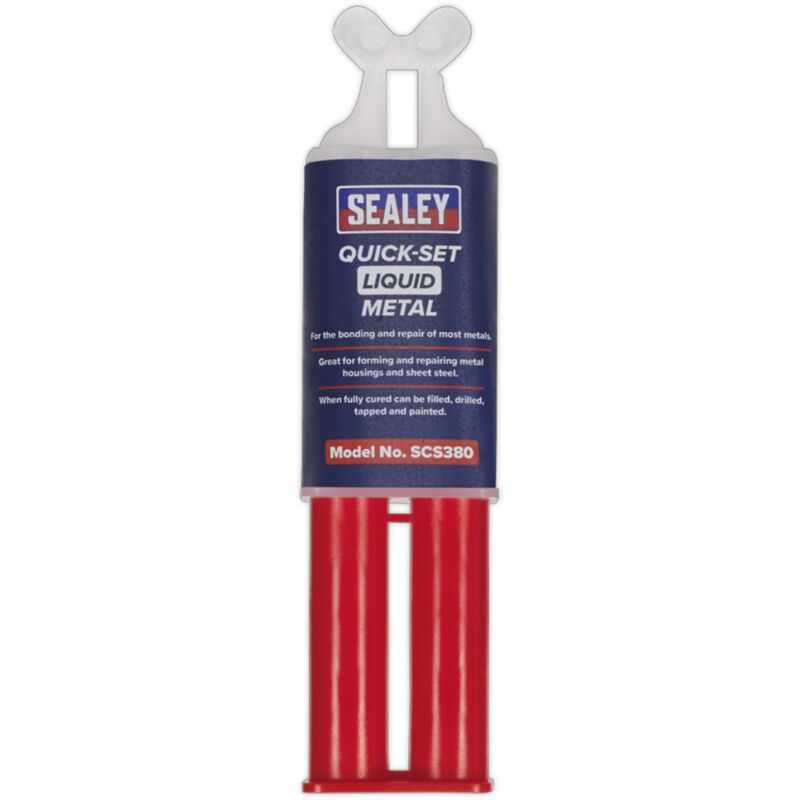 SCS380 Quick-Set Liquid Metal 25ml - Sealey