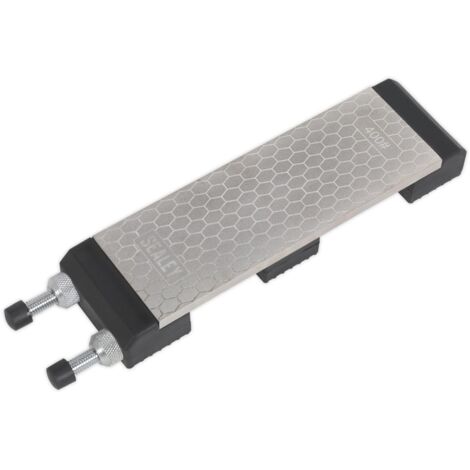 Sealey SCSS1 Combination Diamond Sharpening Whetstone with Adjustable Stone Holder