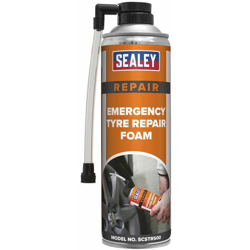 SCSTR500 Emergency Tyre Repair Foam 500ml - Sealey