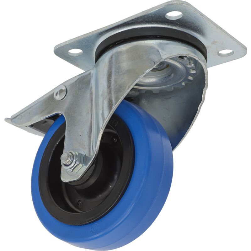 Sealey - SCW3100SPL 100mm Castor Wheel with Swivel Plate & Total Lock