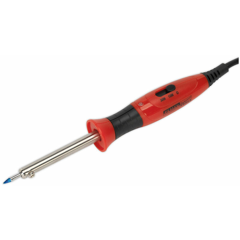 SD1530 Professional Soldering Iron - Long Life Tip Dual Wattage 15/30W - Sealey