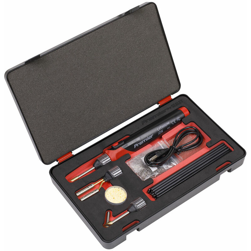 SDL14 Lithium-ion Rechargeable Plastic Welding Repair Kit 30W - Sealey