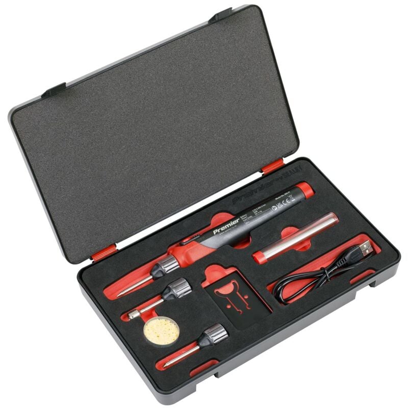 Sealey - Premier Rechargeable Soldering Iron Kit 30W SDL11