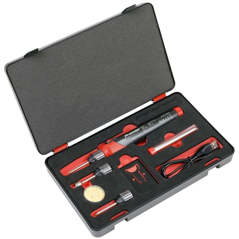 Premier Rechargeable Soldering Iron Kit 30W SDL11 - Sealey