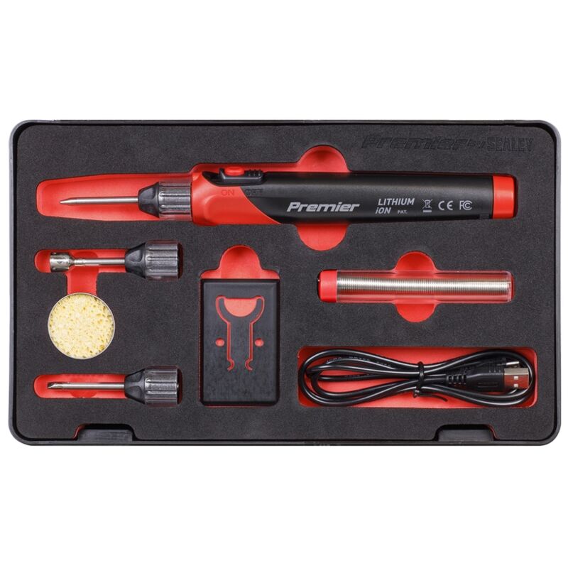 Lithium-ion Rechargeable Soldering Iron Kit 30W - Sealey