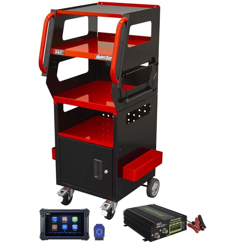 Sealey SDS1R1 Diagnostic Support Station - Red