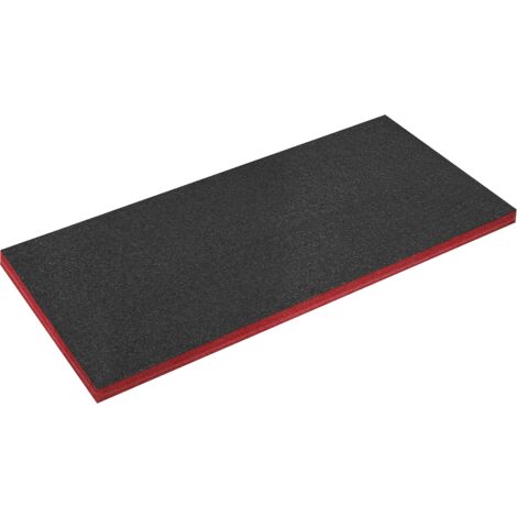 Sealey SF50R Easy Peel Shadow Foam® 1200 x 550 x 50mm - Red/Black