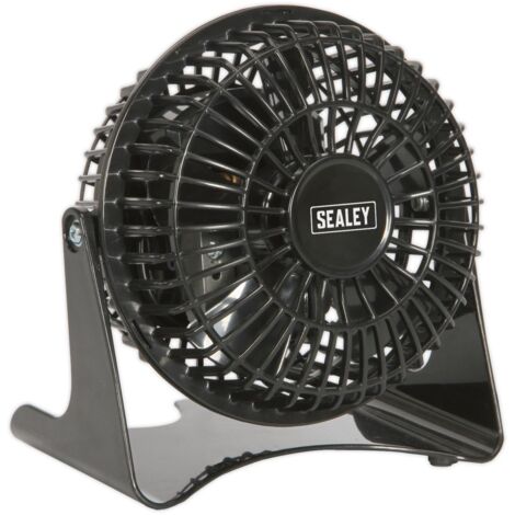 Sealey SFF04 4 Inch Pivoting Mini Desk Office Work Fan