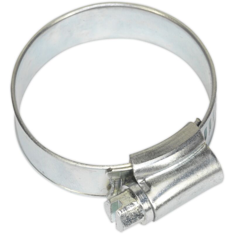 SHC1X Zinc Plated Hose Clip 25-38mm - Pack of 20 - Sealey