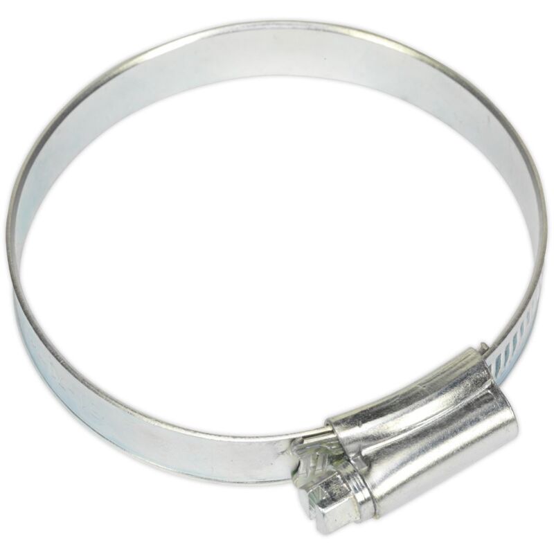 Hose Clip Zinc Plated 51-70MM Pack of 10 - Sealey