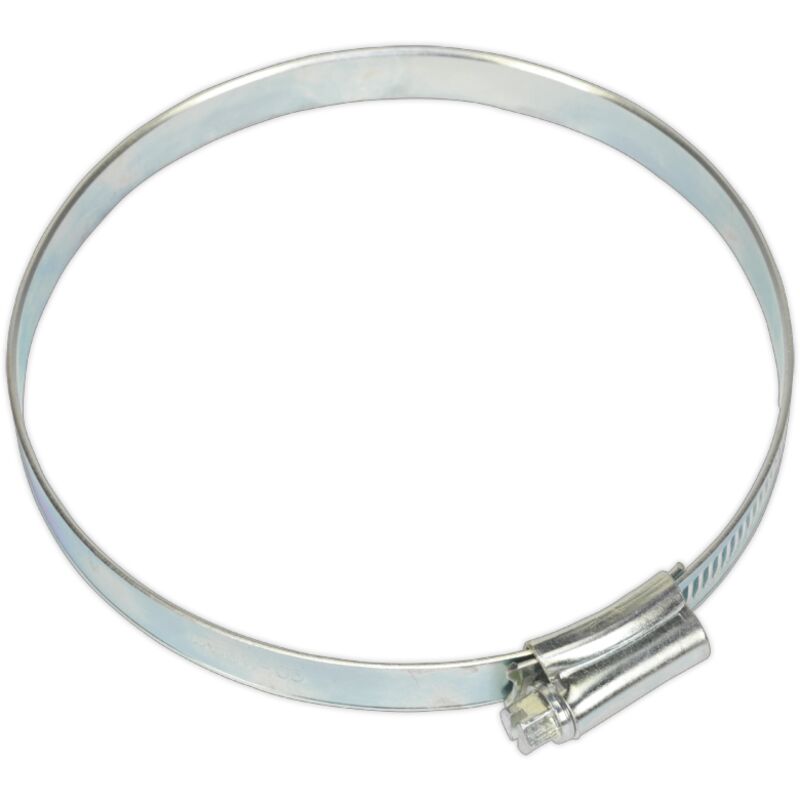 Hose Clip Zinc Plated 90-110MM Pack of 10 - Sealey