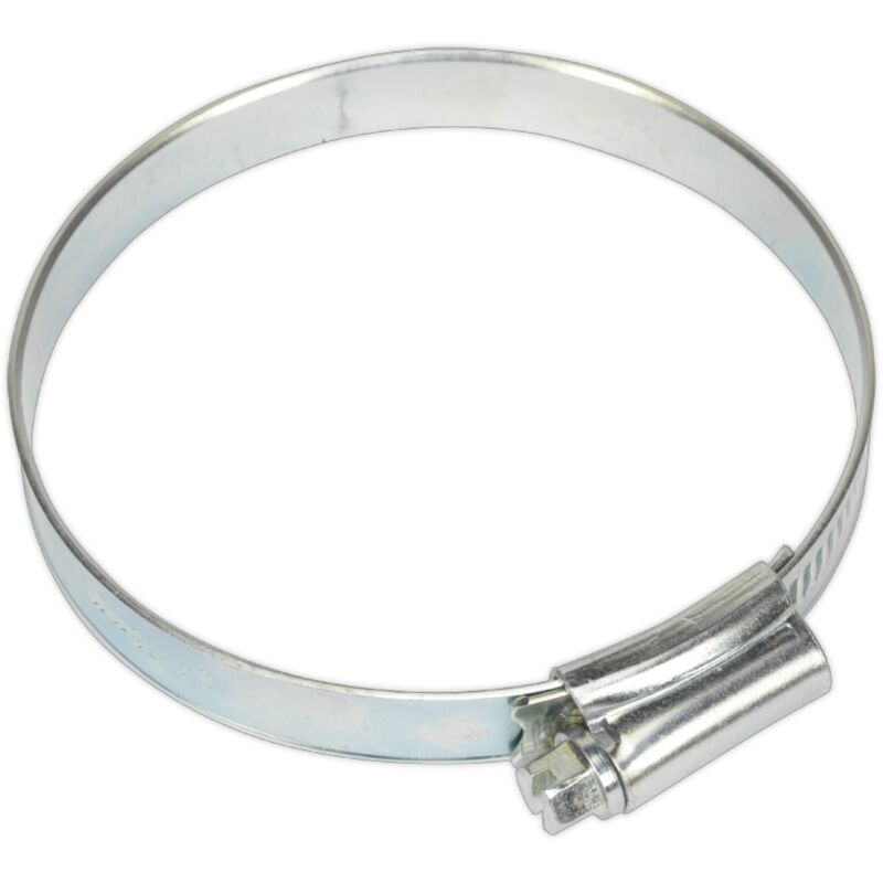 Hose Clip Zinc Plated 64-76MM Pack of 10 - Sealey