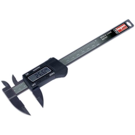 Sealey Siegen Digital Electronic Vernier Caliper 0-150mm(0-6"") S0707