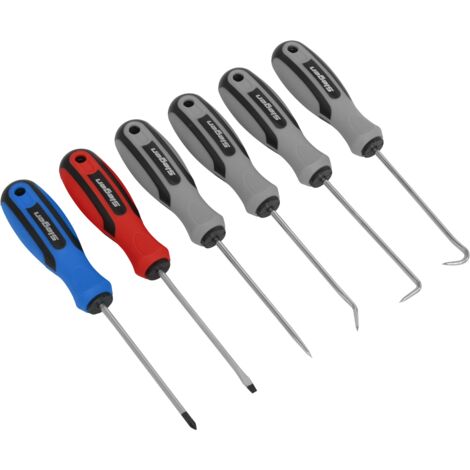Sealey Siegen Mini Pick & Screwdriver Set 6pc S0774