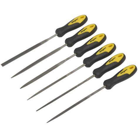 Sealey Siegen Needle File Set 100mm 6pc S0628