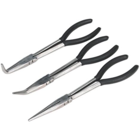 Sealey Siegen Needle Nose Pliers Set 275mm 3pc S0433