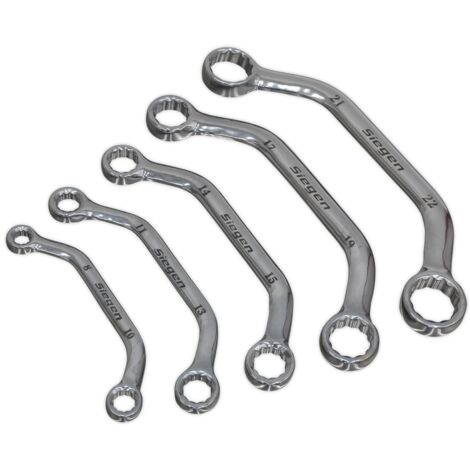 Sealey Siegen Obstruction Spanner Set 5pc S0716