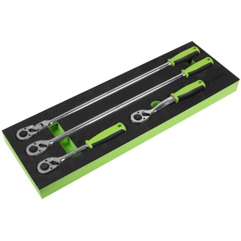 Sealey Siegen Ratchet Wrench Set with Flip Reverse 1/2""Sq Drive 4pc S01231