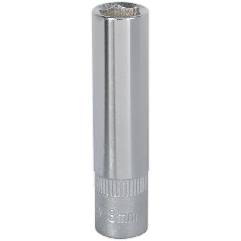 Sealey 1/4" Drive Hexagon WallDrive Socket Metric