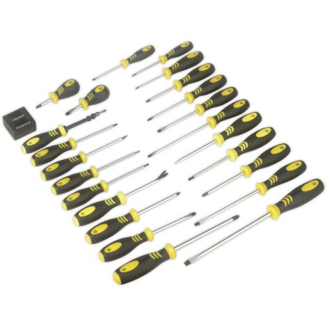 Sealey Siegen Soft Grip Screwdriver Set 24pc S0617