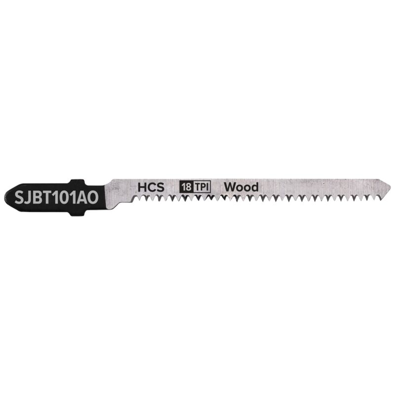 Jigsaw Blade Hard Wood 83mm 18tpi, Pack of 5 - Sealey