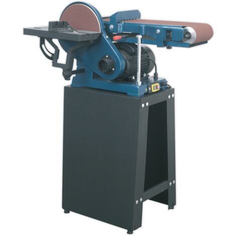Sealey SM15 Belt/Disc Sander Floor Standing 1220 x 150mm/Ø230mm