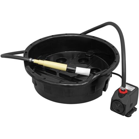 Sealey SM220 Portable Parts Washer Bucket with Brush 14L