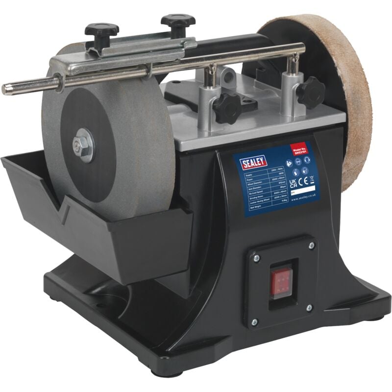 Sealey - SMS2101 200mm Sharpener with Honing Wheel 180W