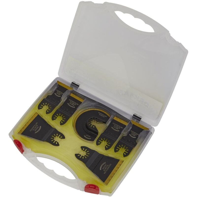 Multi-Tool Blade Set Metal & Wood 7pc wmtset - Sealey